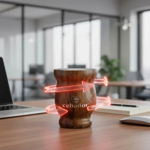 Conjunto de acessórios para erva mate: Cuia + Garrafa Térmica + Bombilla