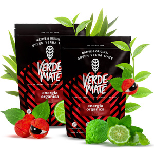 2x Erva Mate Verde Mate Energia Organica 400g