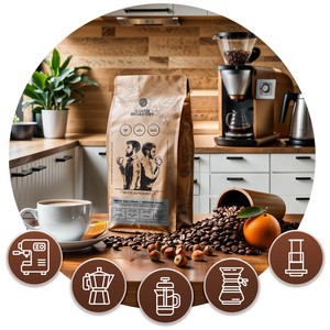 Bro Coffee Roastery - Café em grão inteiro Amico dall'Italia Espresso Roast 1kg