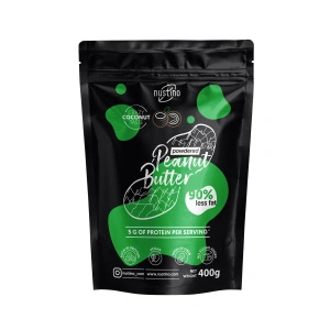 Nustino – Manteiga de amendoim em pó – Coconut (sem adição de açúcar) 400 g