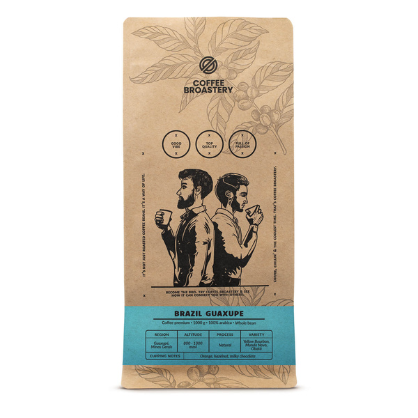 Conjuto de Bro Coffee Roastery Nicaragua Colibrí Azul + Brazil Guaxupe 2x1kg (2kg)