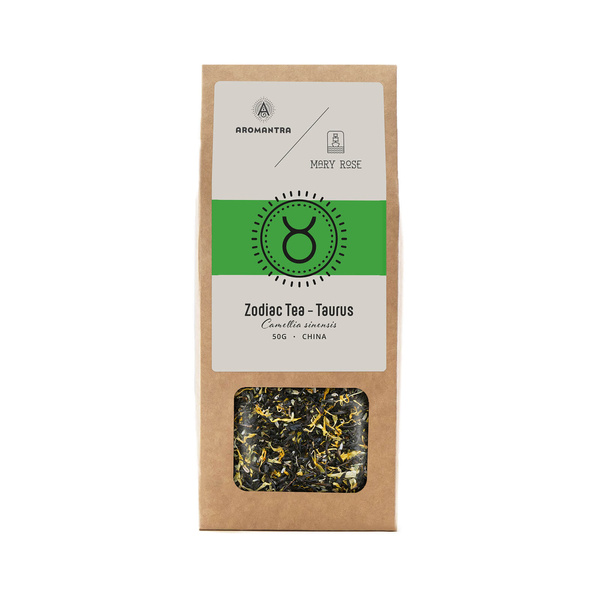 Aromantra x Mary Rose – Chá do Zodíaco – Touro (chá preto) 50 g