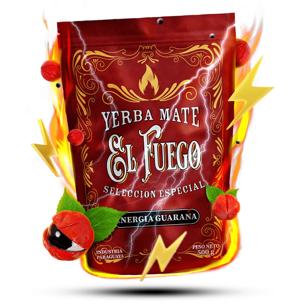 Conjunto de oferta de inverno de Erva Mate El Fuego Energia 0,5kg