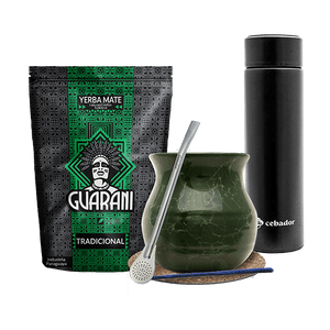 Set Yerba Guarani Elaborada 500g Gourd Thermos