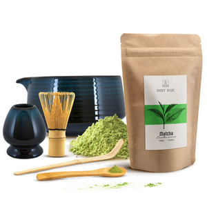 Conjunto de preparação de chá Matcha: matcha 100g + acessórios