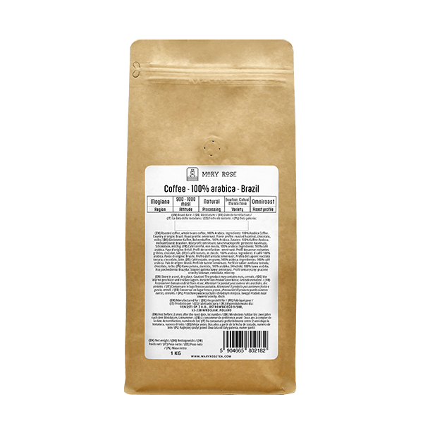 Mary Rose - café em grão inteiro Brasil Mogiana premium 1kg