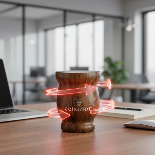 Conjunto de acessórios para erva mate: Cuia + Garrafa Térmica + Bombilla