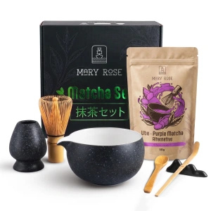 Kit presente para preparar Purple Matcha