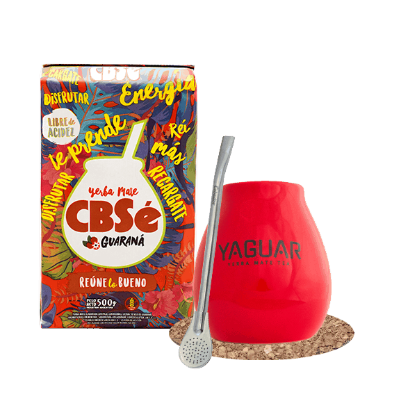 Yerba Mate CBSe Guarani 500g Bombilla Matero