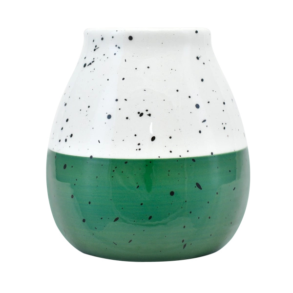 Conjunto de erva-mate Bombilla de cabaça de cerâmica Guarani