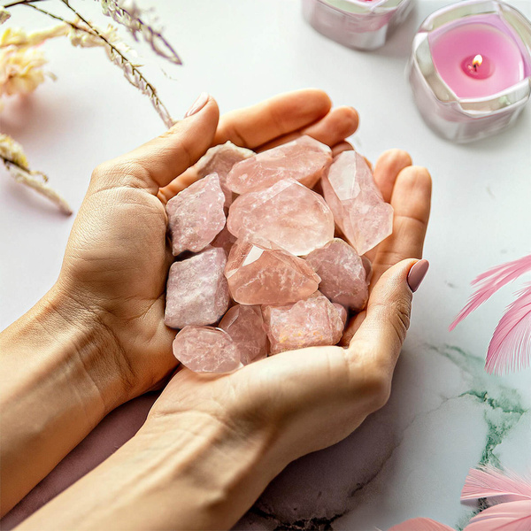 Quartzo Rosa (pedra bruta) 50 g