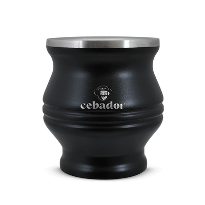 TermoColador – copo térmico para yerba mate – 190 ml (preto)