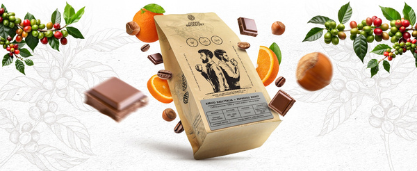 Bro Coffee Roastery - Café em grão inteiro Amico dall'Italia Espresso Roast 1kg