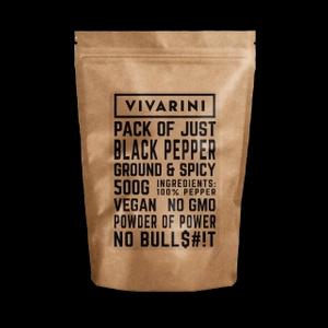 Vivarini - Pimenta preta (moída) 0.5kg