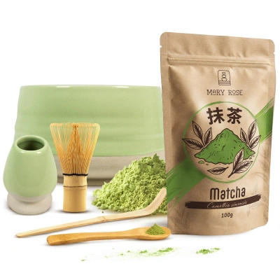 Conjunto de preparação de chá Matcha