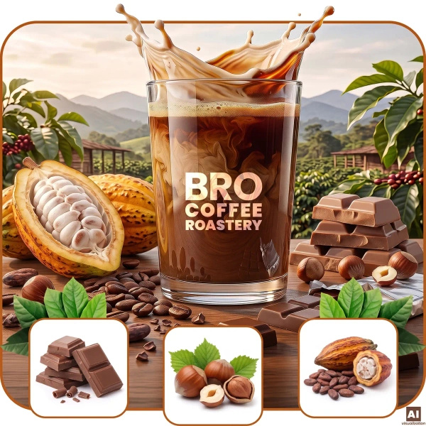 Bro Coffee Roastery – Café em grão inteiro Crema Rumba 1 kg