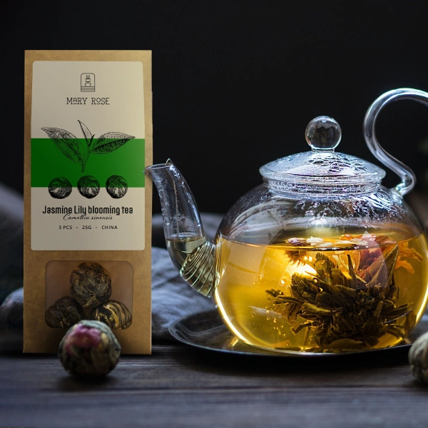 Mary Rose – Chá em flor Jasmine Lily (3 unidades)