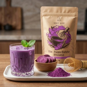 Conjunto de matchas coloridos: Red Matcha + Purple Matcha