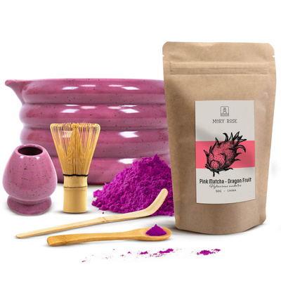 Kit para preparar Pink Matcha