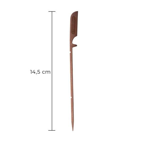 Filtros de chá de papel (100 unidades) com pauzinho