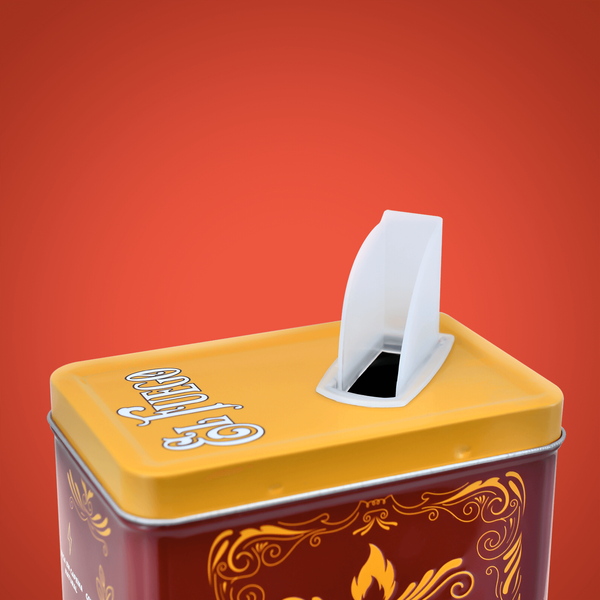 Yerbera – Lata metálica + El Fuego Energia Guarana 0,5 kg