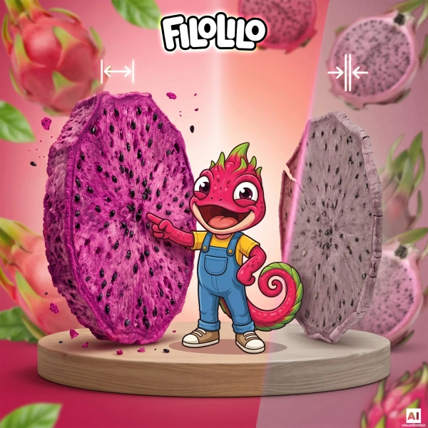 FiloLilo – Pitaia liofilizada (fatias) 20 g