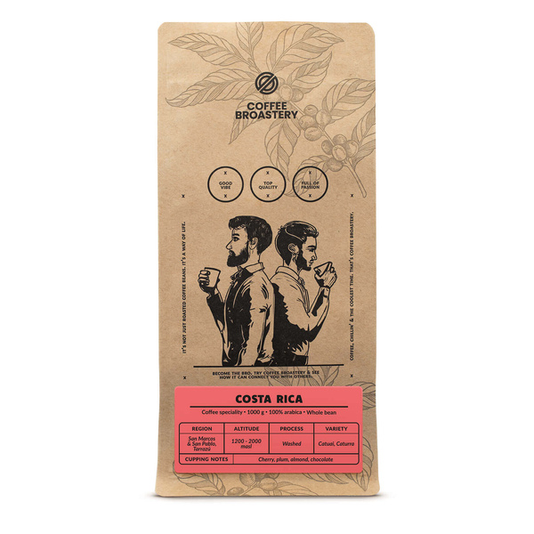 Conjunto de café Bro Coffee Roastery Costa Rica San Rafael + Nicaragua Colibrí Azul + Brazil Samba 3x1kg (3kg)