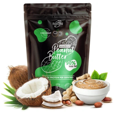 Nustino – Manteiga de amendoim em pó – Coconut (sem adição de açúcar) 400 g