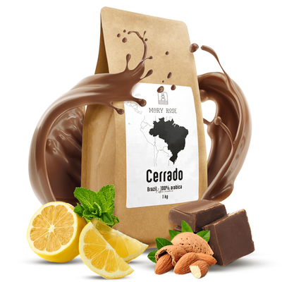 Mary Rose - café em grão inteiro Brazil Cerrado premium 1kg