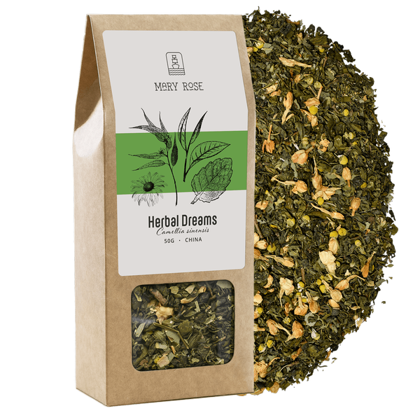Mary Rose - Chá Verde Herbal Dreams - 50g