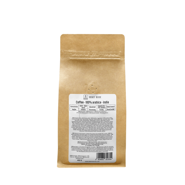 Mary Rose - café em grão inteiro Índia Karnataka premium 400g