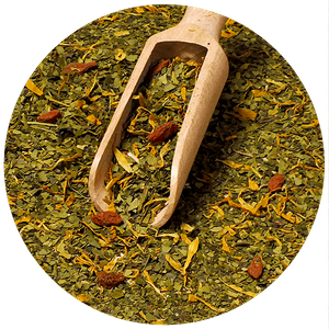 Yerbera – Lata metálica + Verde Mate Green Energia Guarana 0,5 kg