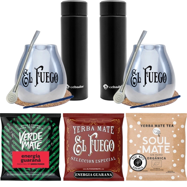 Conjuto de Erva Mate para dois PREMIUM Thermos