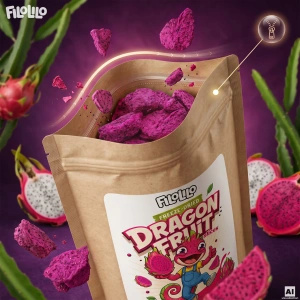 FiloLilo – Pitaia liofilizada (fatias) 20 g