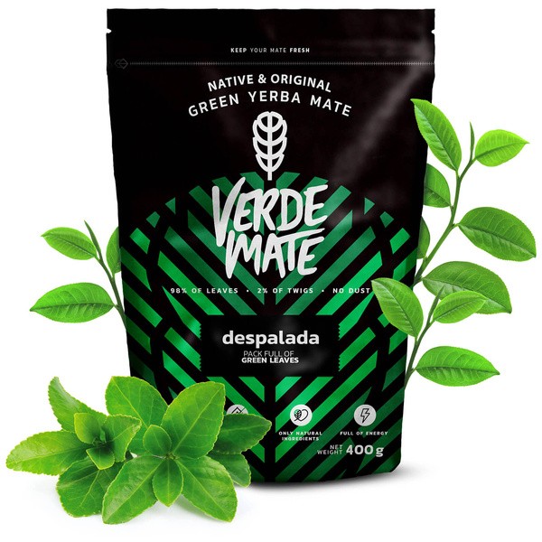 Conjuto de Erva Mate Verde Mate 400g 0,4kg Calabaza + Bombilla