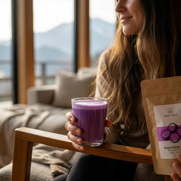 Conjunto de matchas coloridos: Blue Matcha + Pink Matcha + Purple Matcha