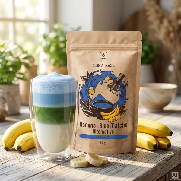 Mary Rose – Blue Matcha Alternative – Banana (em pó) 50 g