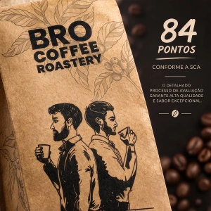 Bro Coffee Roastery – Café em grão inteiro Brazil Samba Premium 1kg