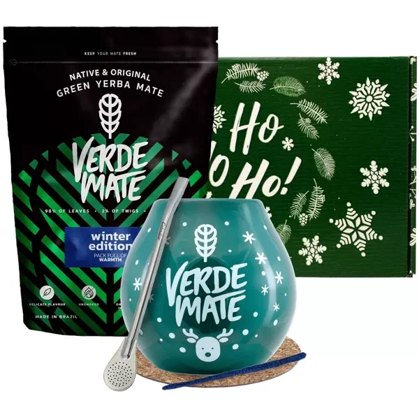 Conjunto de oferta de inverno de Erva Mate Verde Mate Winter Edition 0,5kg
