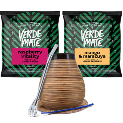 Yerba mate set Bombilla Calabaza