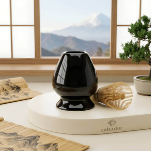 Kusenaoshi - Suporte para Chasen em cerâmica - Yoru