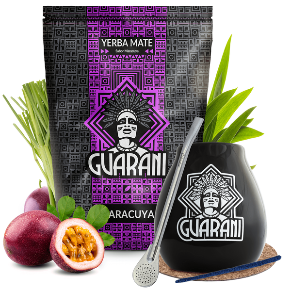 Set Yerba Mate Maracuya + calabash 500g