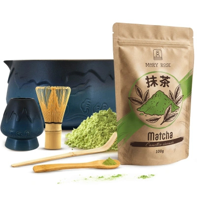 Conjunto de preparação de chá Matcha