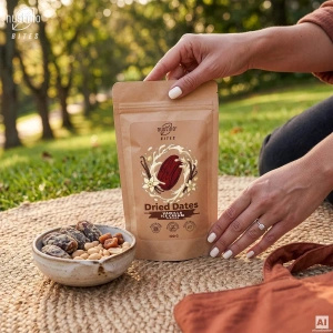 Nustino Bites – Tâmaras Secas – Vanilla Ice Cream Flavour 100 g