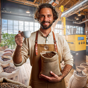 Bro Coffee Roastery - Café em grão inteiro Amico dall'Italia Espresso Roast 400g