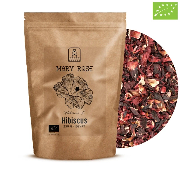 Mary Rose - Hibiscus biológico (pétalas de flores) 250g