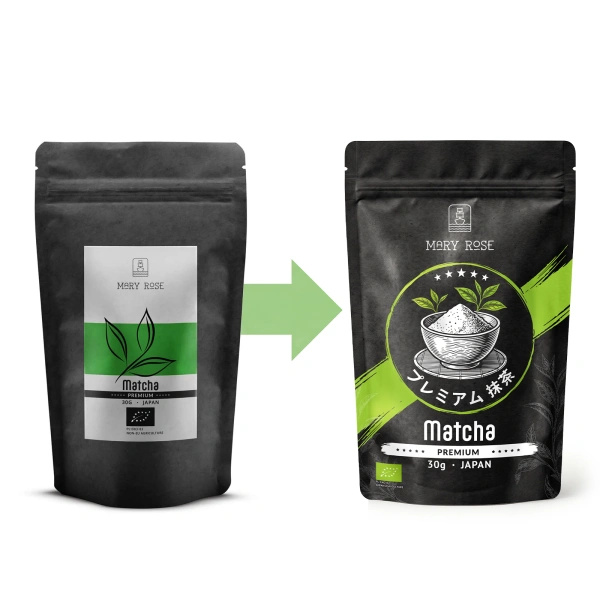 Conjunto de presente: matcha japonês premium + matchawan + acessórios de bambu