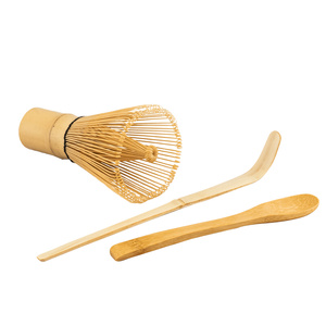 Conjunto de presente: matcha japonês premium + matchawan + acessórios de bambu