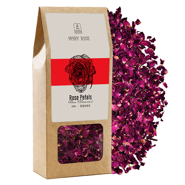 Mary Rose - Rosa Vermelha 20g - flor de rosa (pétalas)