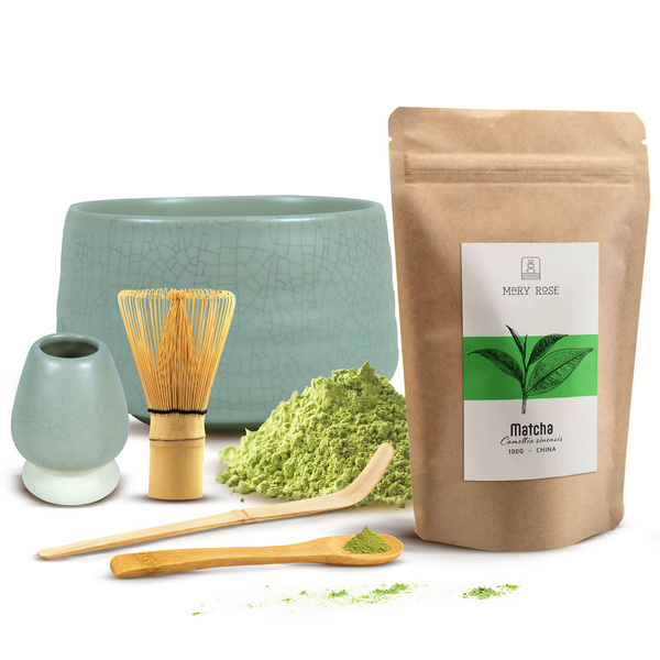 Conjunto de preparação de chá Matcha